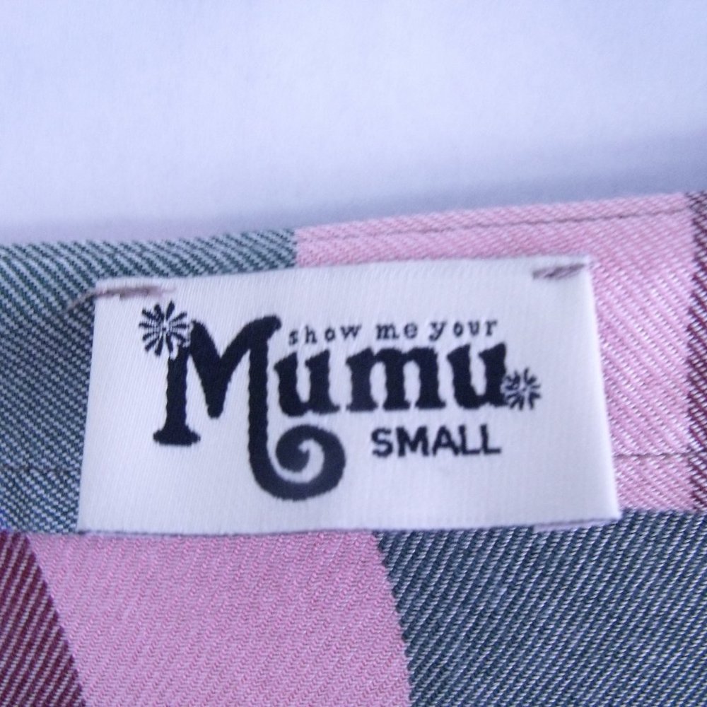 Show Me Your MuMu Striped Mini Dress - Blue, Pink, Green - Picture 5 of 6
